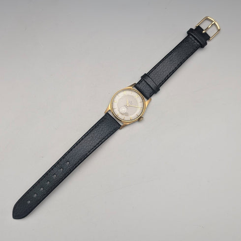 20 世紀 50 年代英國復古史密斯腕錶 SMITH DeLux AB331 15 顆寶石機械丹尼森錶殼運作良好